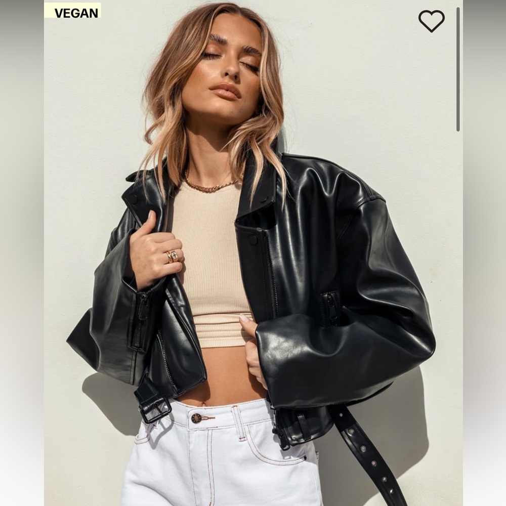 Princess Polly Vegan Leather Jacket